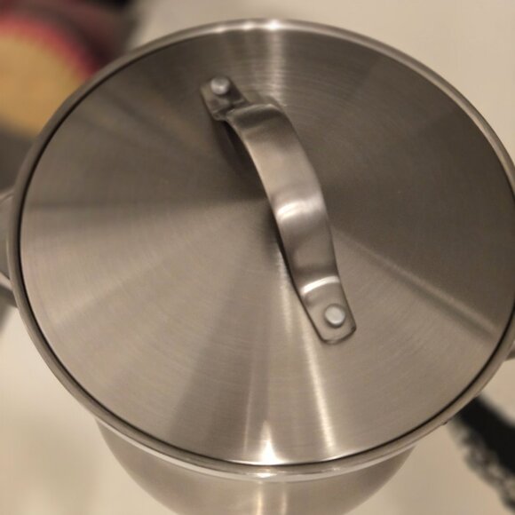 Calphalon Stainless Steel 3 Piece Ice Bucket with solid steel Lid - Picture 7 of 9